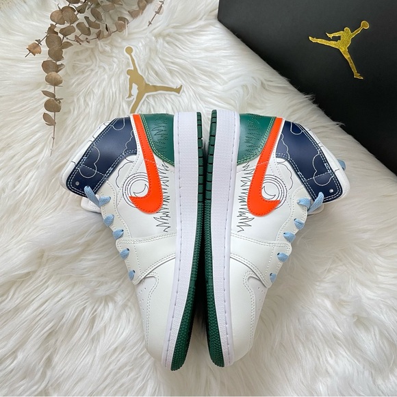 NIKE AIR JORDAN 1 MID SE BACKYARD PRICE FIRM - Picture 7 of 16